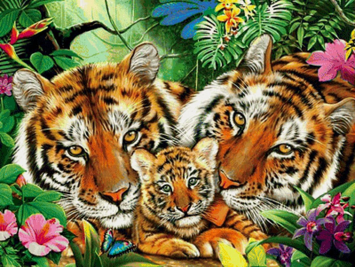 Тигры - предпросмотр