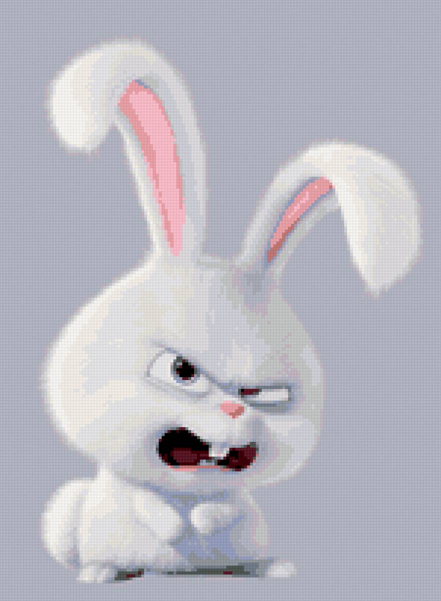 Снежок - кролик, мультик - предпросмотр