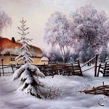 Схема вышивки «Картина»