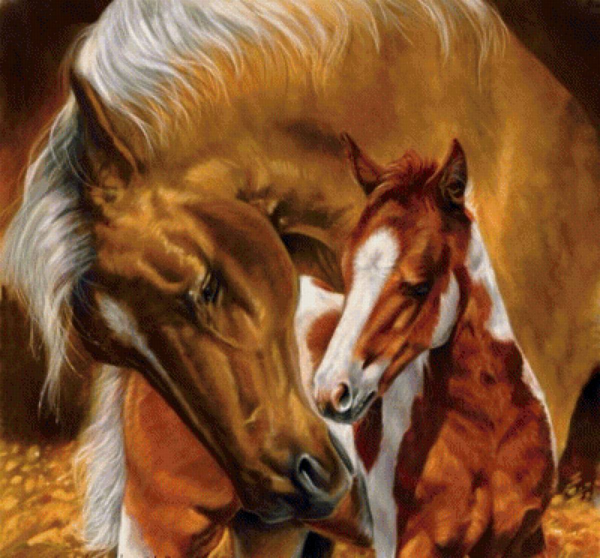 Лошади - материнская любовь - предпросмотр