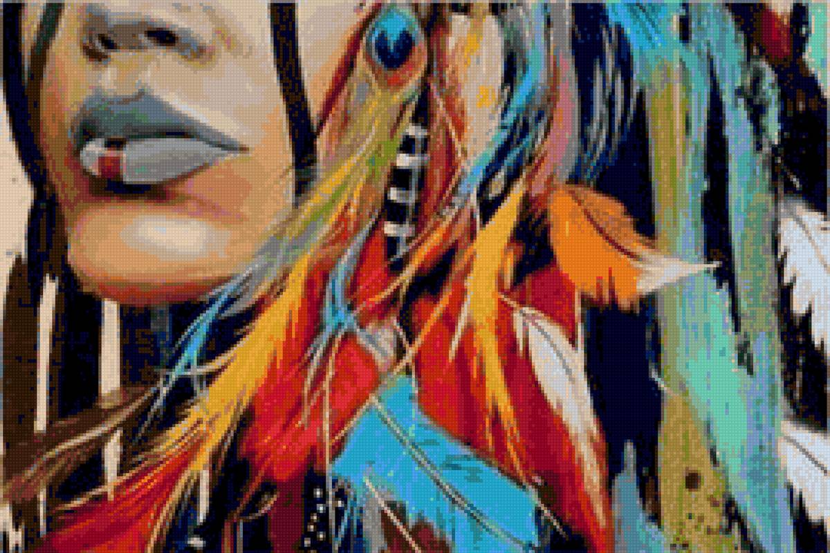 Индеец2 - #индеец #трихолста - предпросмотр