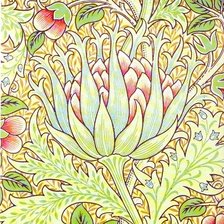 Оригинал схемы вышивки «цветок Уильям Моррис» (№1605380)