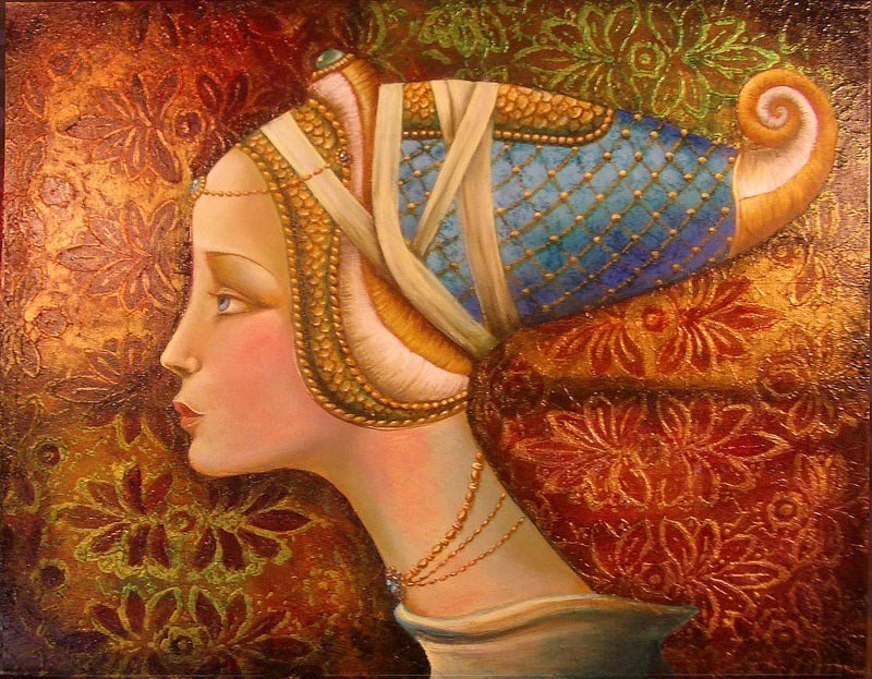 №1605668 - профиль, дама - оригинал