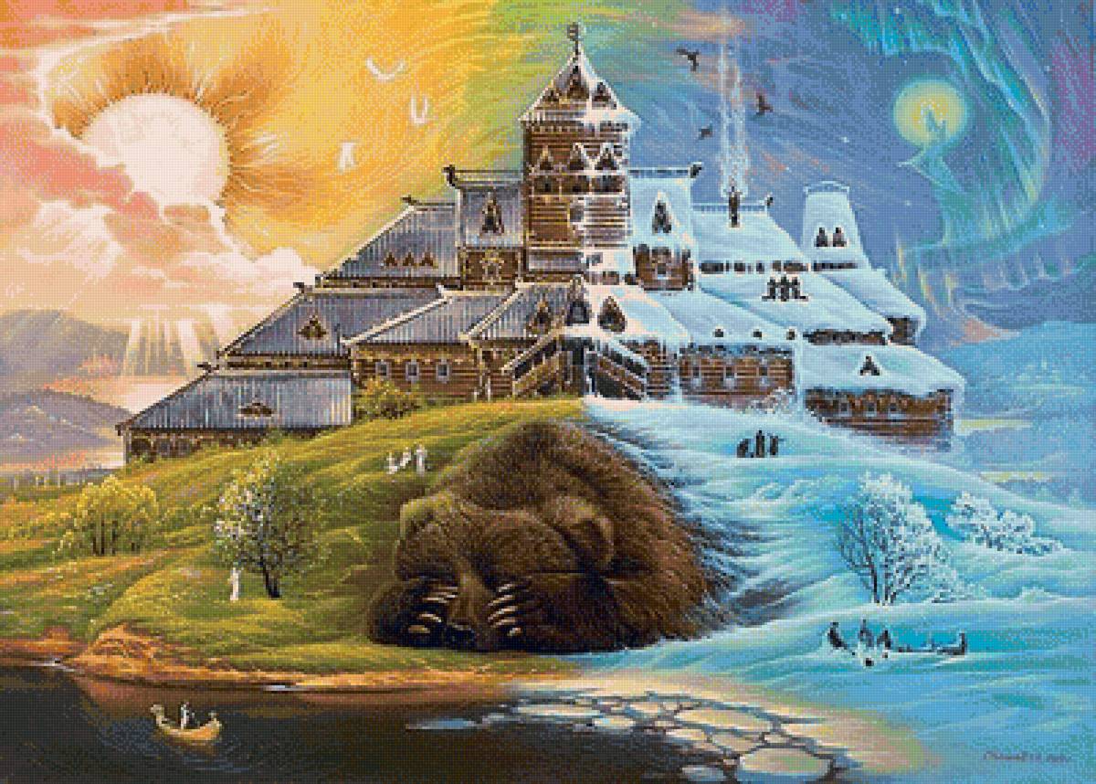 весна-зима - медведи, весна-зима - предпросмотр