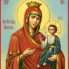 Схема вышивки «Иверская»