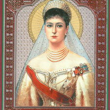Оригинал схемы вышивки «Св. страстотерпица и мученица императрица Александра» (№1608389)