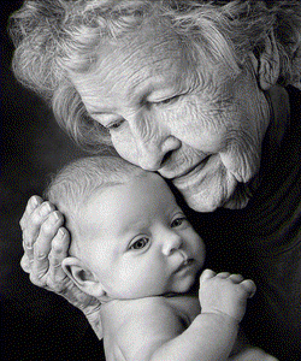 Внучок - бабушка, ребенок, внук, малыш - предпросмотр