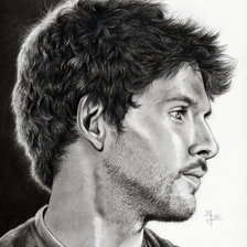 Схема вышивки «Колин Морган»