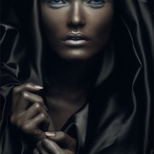 Схема вышивки «Африканская красавица»