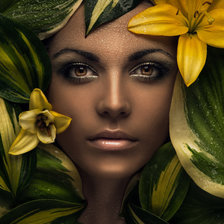 Схема вышивки «Женская красота»