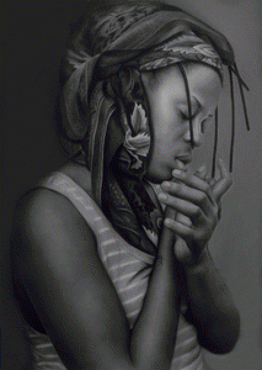 Африканская красавица - девочка, портрет, девушка - предпросмотр