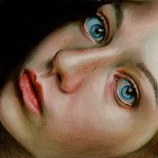 Схема вышивки «Девушка»