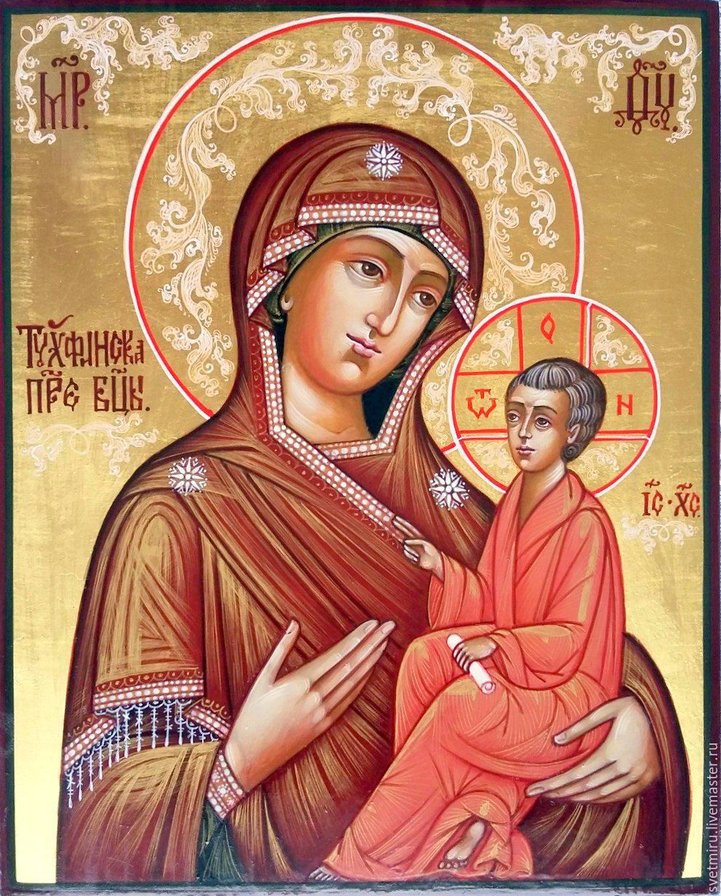 Тихвинская икона Божьей Матери - иконы - оригинал