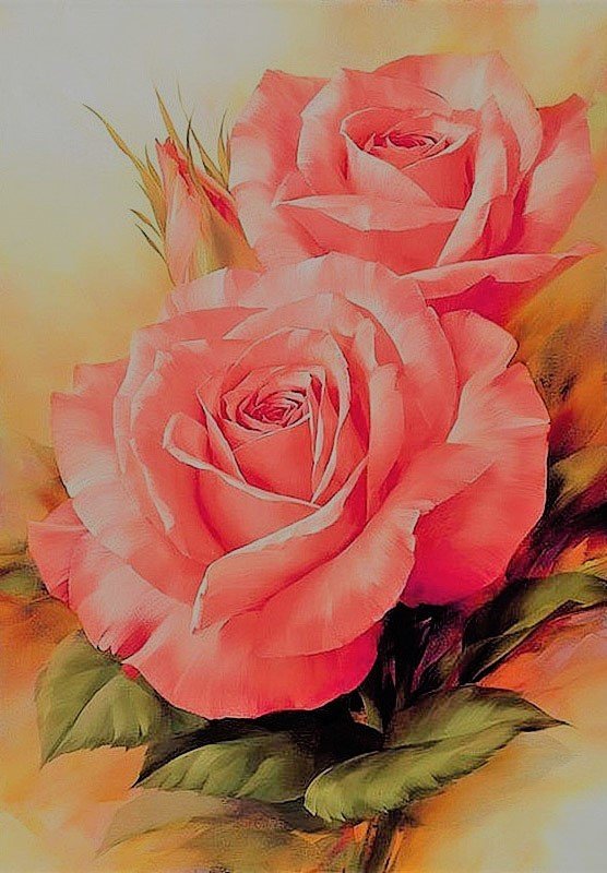 розы - букет, розы, цветы - оригинал