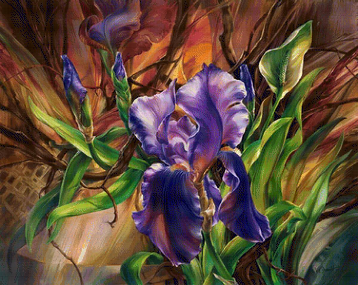 Ирис - цветы - предпросмотр