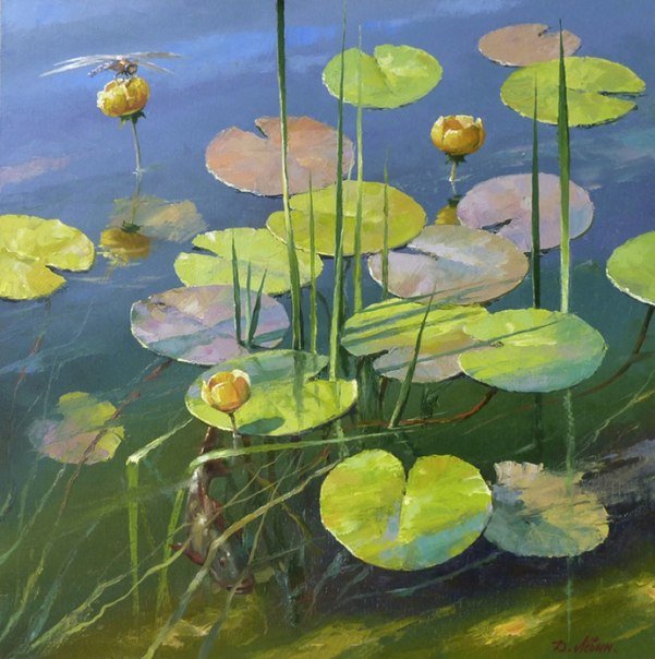 кувшинки - оригинал