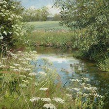 Схема вышивки «травки»