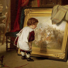 Схема вышивки «Юный ценитель»