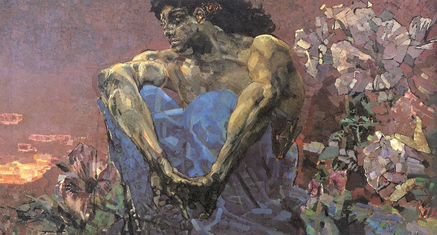 Демон. Врубель - оригинал