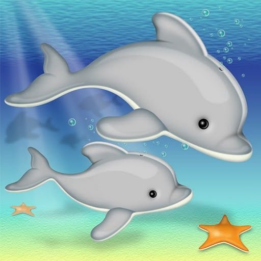 дельфины - оригинал