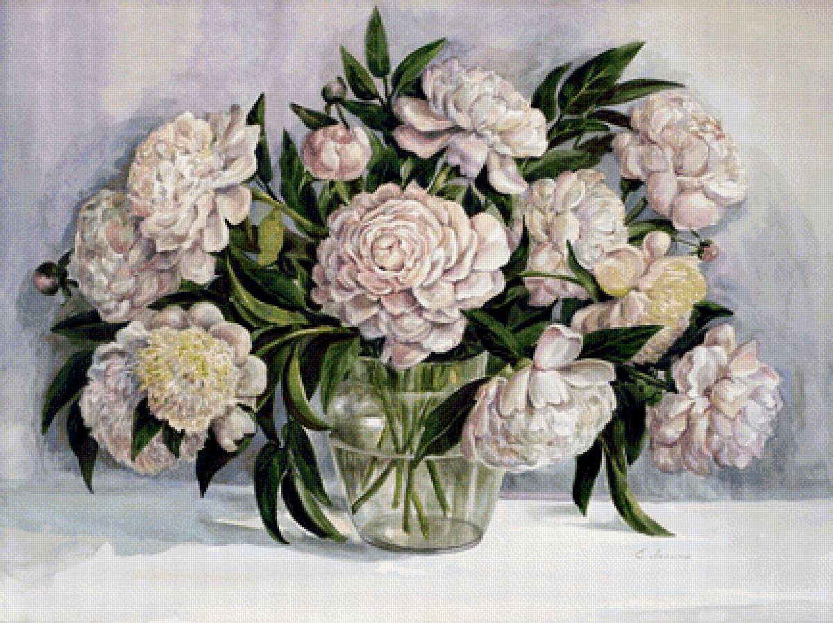 №1612839 - цветы, пионы, букет - предпросмотр