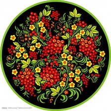 Схема вышивки «хохлома»