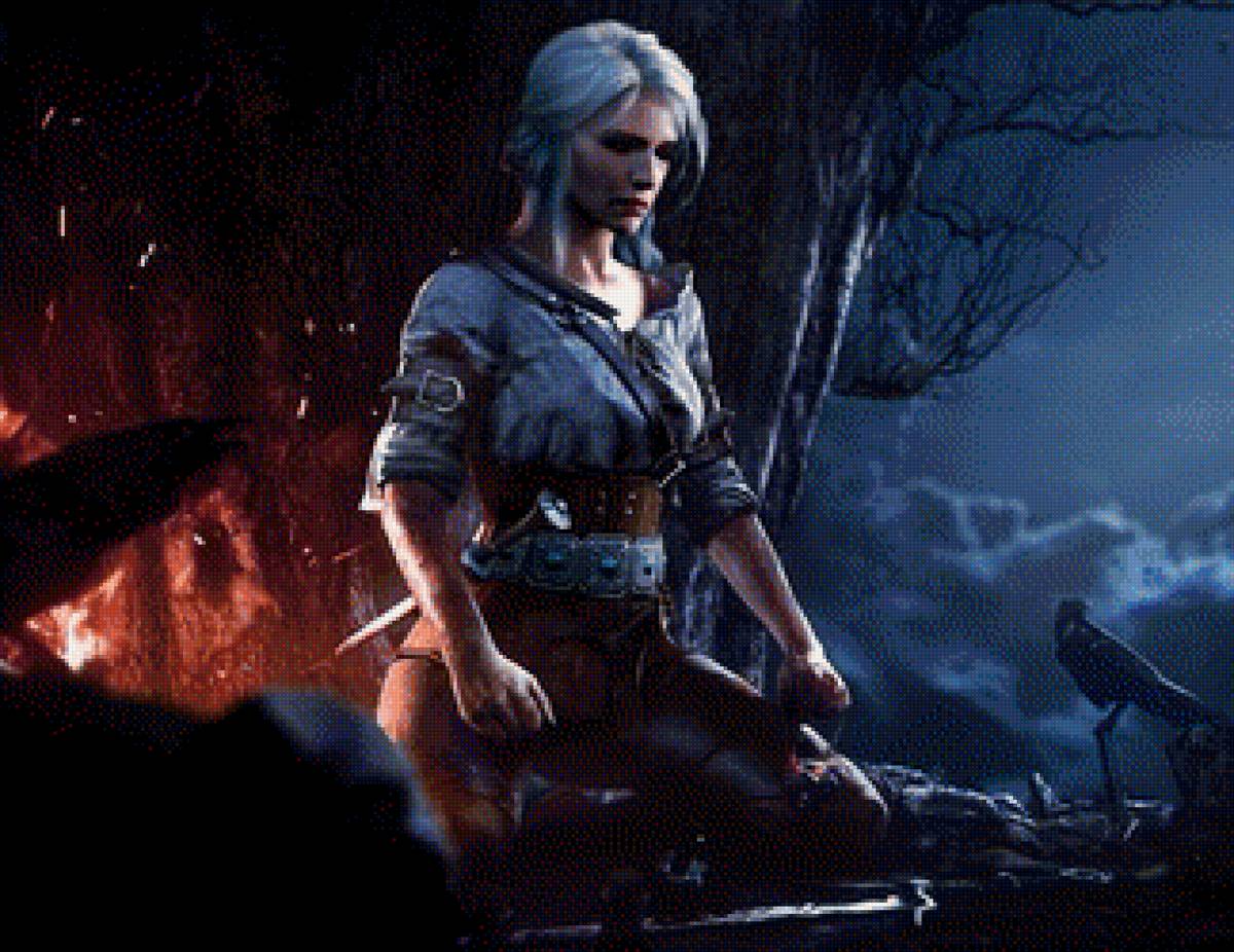 Цири - геральт, цири, ведьмак - предпросмотр