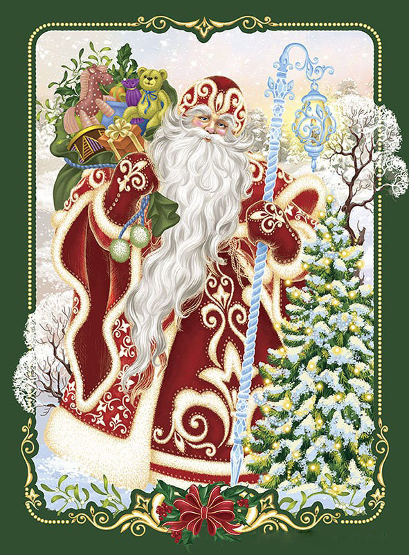 Дед мороз - новый год, зима - оригинал