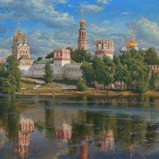 Схема вышивки «Монастырь»