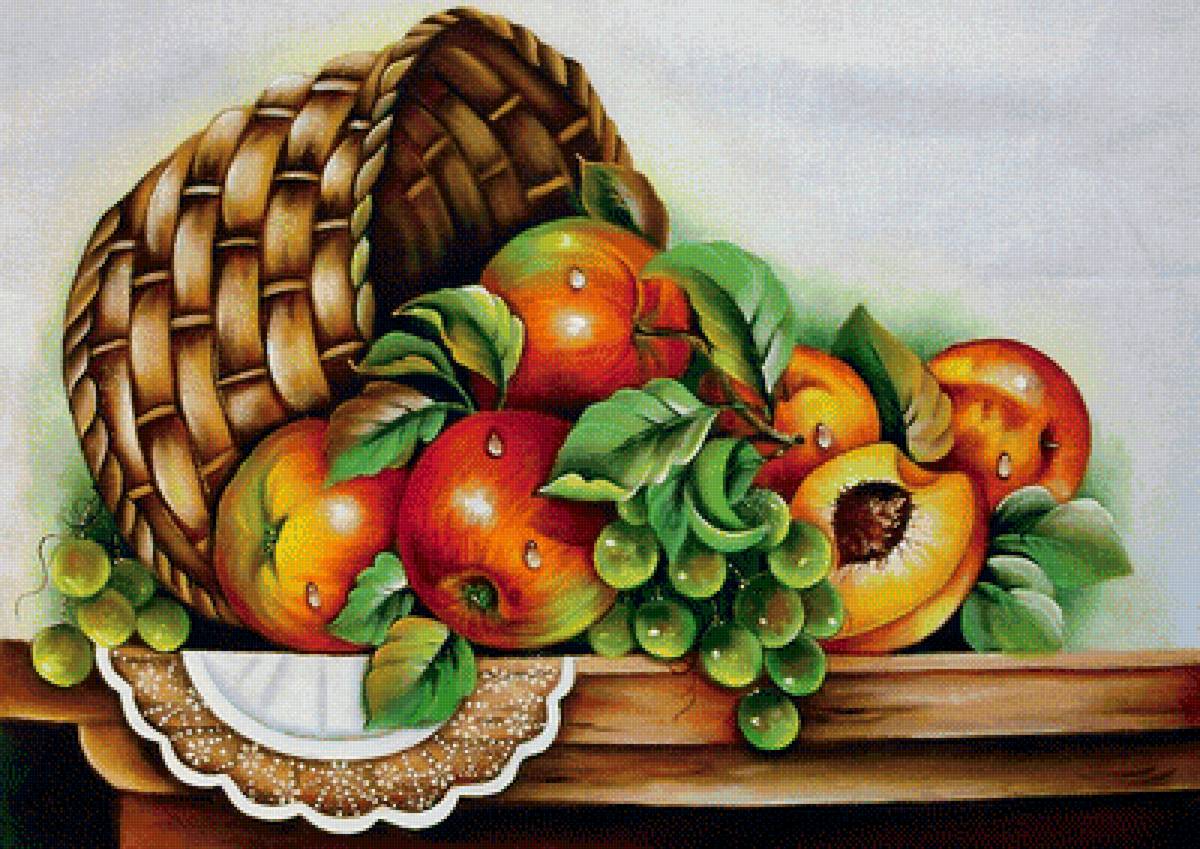 натюрморт - яблоки, натюрморт, фрукты - предпросмотр