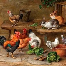 Схема вышивки «На дворе»