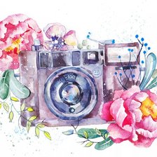 Схема вышивки «объектив»