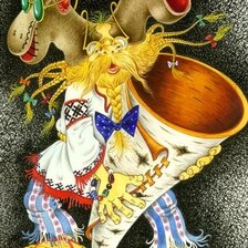 Схема вышивки «домовой»