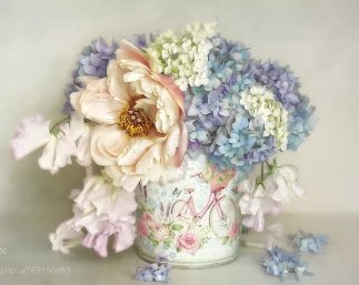 НАТЮРМОРТ С ЦВЕТАМИ - натюрморт с цветами - оригинал