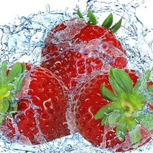 Схема вышивки «клубника»