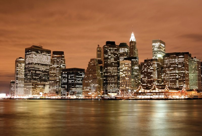 ночной город - город - оригинал