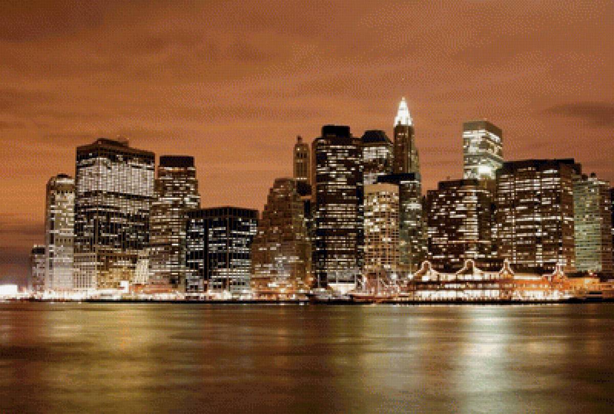 ночной город - город - предпросмотр