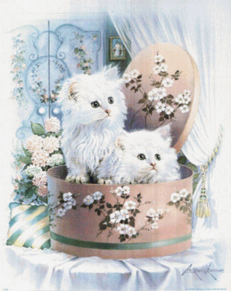 котята - природа, животные, картина - предпросмотр