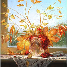 Оригинал схемы вышивки «Осенние листья» (№1620800)