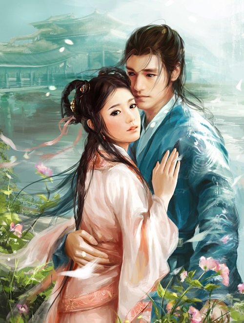 Пара - азия, восток, китай, фентези, пара, романтика, влюбленные - оригинал