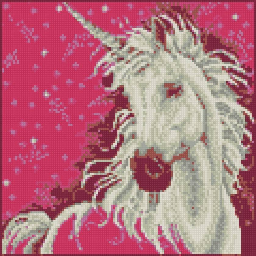 Розовый единорог - красота, единорог - предпросмотр