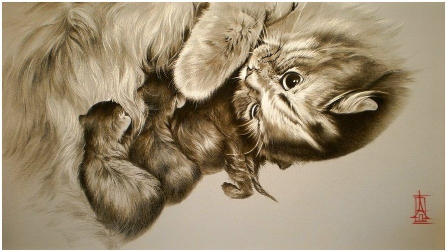 Семья - животные - оригинал