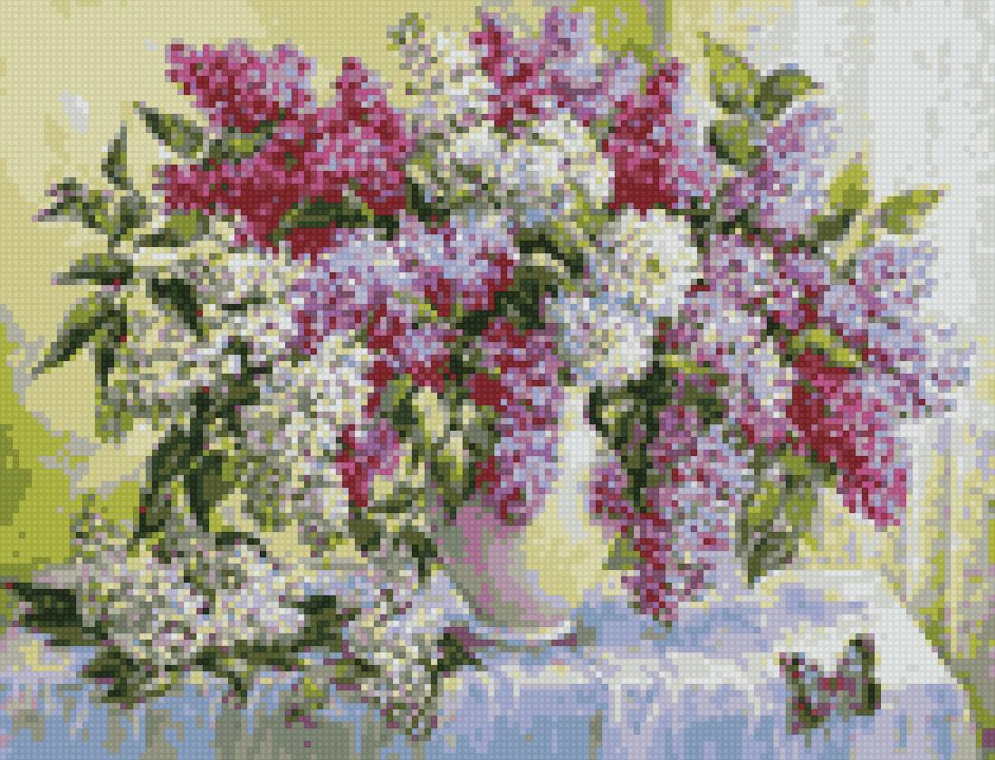 бузок - сирень, ваза - предпросмотр