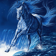 Схема вышивки «Конь»