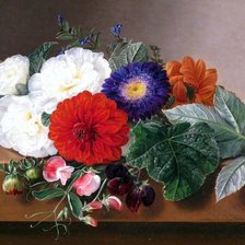 Схема вышивки «Простой букет»