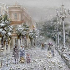 Схема вышивки «прогулка»