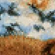 Предпросмотр схемы вышивки «новый год в лесу» (№1623400)