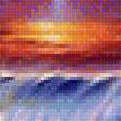 Предпросмотр схемы вышивки «морской закат» (№1623657)