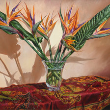 Схема вышивки «Экзотический букет»