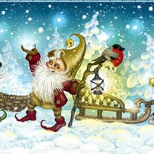 Схема вышивки «Гномы»